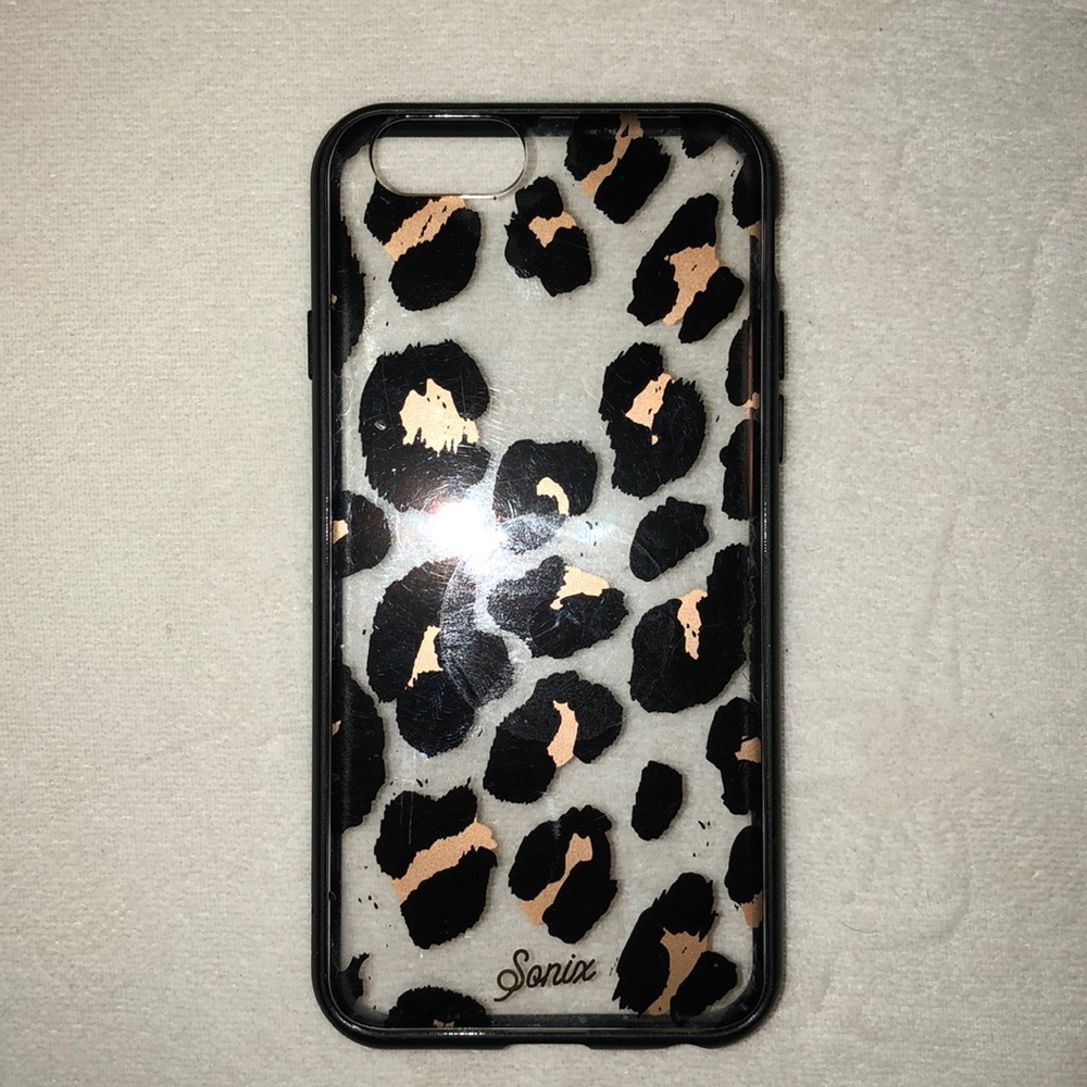 Clear leopard Case